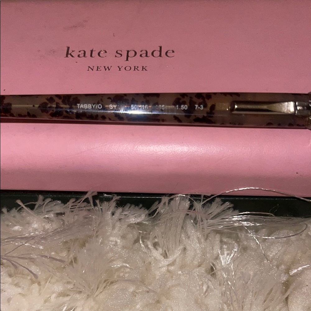Kate Spade Brown and Pink Glasses with Protective Case and cloth - Picture 7 of 7